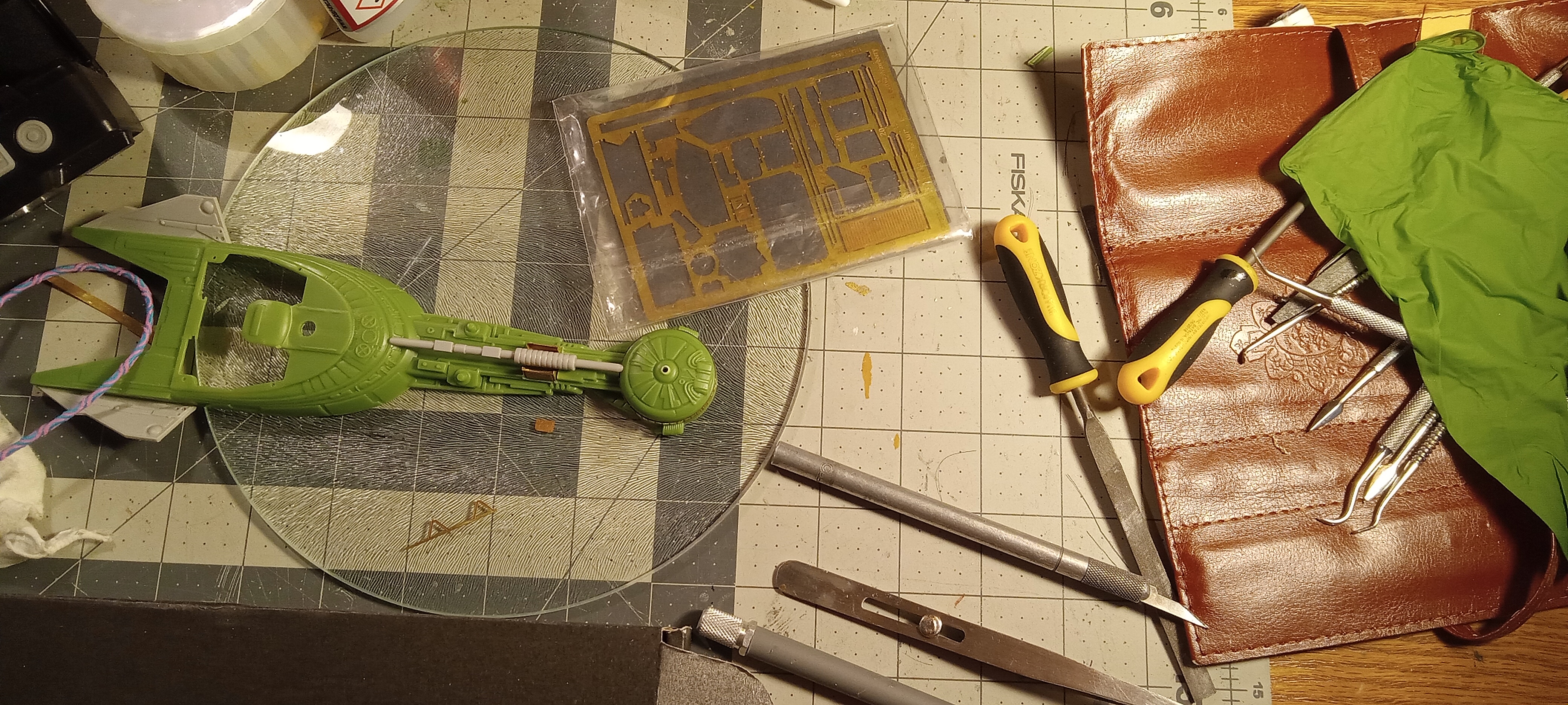 modeler's desk during a creative block